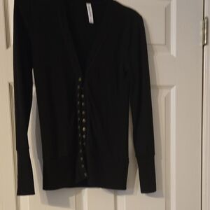 Zenana Outfitters Classic Black Cardigan